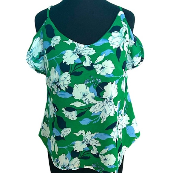 Japna Floral Ruffle Tank Top Size Small - Picture 4 of 7